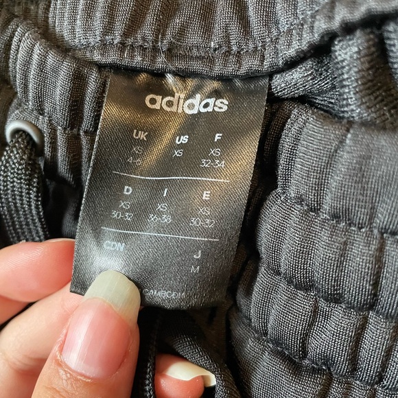 Adidas Black Sweatpants with Signature Stripes - Picture 3 of 3